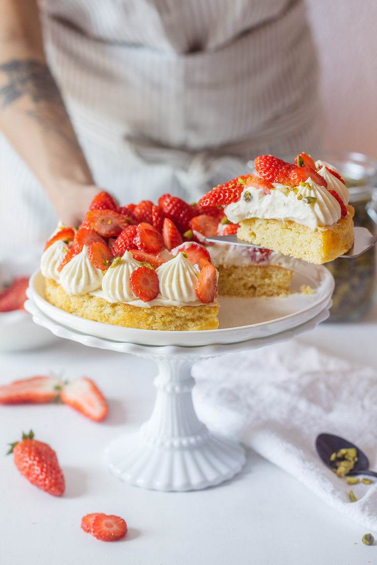 Tarte aux fraises et palet breton - Ma vie caramel